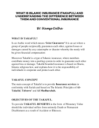 Differences between takaful and conventional insurance. Pdf What Is Islamic Insurance Takaful And Understanding The Difference Between Them And Conventional Insurance The Fresh Banker Dalhaawi Academia Edu