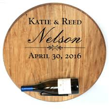 We'll engrave this amazing wine barrel wedding guest book with your names and wedding date for no extra charge! Wine Barrel Guest Book The Man Registry