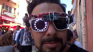 Augmented sound and light machine mind glasses by Morgan Rauscher