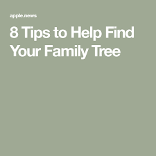 8 tips to help find your family tree national geographic