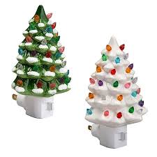 I M In Love With These Night Lights Must Have If You Re A Christmas Decor Lo Christmas Tree Night Light Ceramic Christmas Trees Vintage Ceramic Christmas Tree