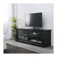 Malsjo Tv Unit With Sliding Doors Black Stained 63x18 7 8x23 1 4 Ikea In 2020 Tv Bench Sliding Doors Tv Unit