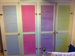Louvre Doors That I Painted I Think It Kinda Looks Like Beach Huts X Bedroom Decor Louvre Doors Interior