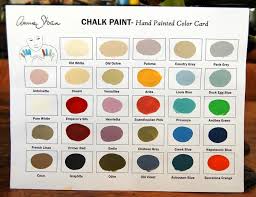 Chalk Paint Colour Chart Paint Me White