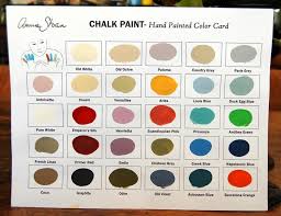 chalk paint colour chart paint me white