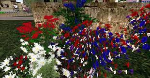 Check spelling or type a new query. Second Life Marketplace Mesh Red White Blue Flowers In Americana Half Barrel Ultra Light 5li 2 Linked 1 Prim