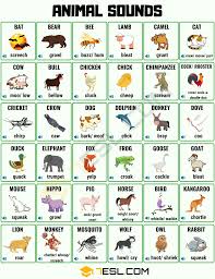 Animal Sounds List Of Different Animal Sounds With Pictures 7 E S L Animal Sounds Learn English Words English Lessons For Kids