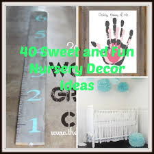 With our collection of wearable crafts for baby boys and girls, you can make baby onesies, baby afghans, and even little booties for the new baby in your life. 40 Sweet And Fun Diy Nursery Decor Design Ideas Fun Nursery Diy Nursery Decor Girls Room Diy