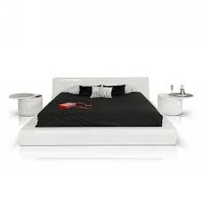 Its modern design fits practically any room and its elegant modern style: Symphony Modern White Round Nightstand
