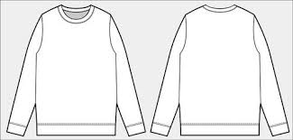Download Sweatshirt Top Fashion Vector Illustration Flat Sketches Template Fashion Figure Templates Fashion Vector Technical Drawing