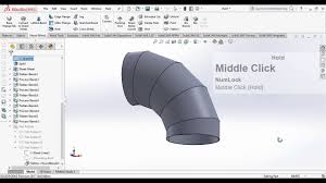 Where, r 1 = radius of the miter bend, refer the fig. Development Steel Elbow Miter Bend Flat Pattern In Solidworks Sheet Metal Youtube