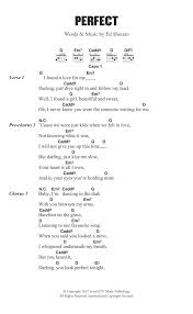Perfect By Ed Sheeran Guitar Chords Lyrics Guitar Instructor Perfect By Ed Sh Guitar Chords And Lyrics Guitar Chords Beginner Songs Ukulele Songs Beginner