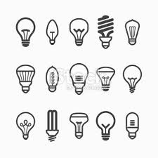 Black And White Light Bulb Clip Art Vector Illustration With Transparent Effect Eps10 Light Bulb Icon Lighting Logo Light Icon