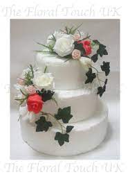 Silk wedding flowers lovingly created in the uk by petals polly. Cake Toppers The Floral Touch Uk Cake Tier Displays