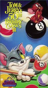 Tom And Jerry S 50th Birthday Classics Vol 2 Vhs Box Art Tom And Jerry Box Art Classic Cartoons
