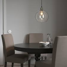 A simple change of shade can give your entryway or dining room chandelier a fresh new attitude. Jakobsbyn Pendant Lamp Shade Clear Glass 30 Cm Ikea