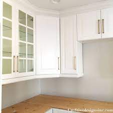 Kitchen Remodel Using Ikea Cabinets Cre8tive Designs Inc Glass Kitchen Cabinet Doors Kitchen Cabinet Crown Molding Kitchen Cabinet Molding