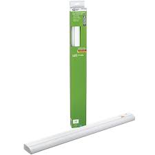 At full power, each the 6 lights in this this kit can be powered by simply plugging the power cord into the wall or there is also a hardwiring option. Commercial Electric 24 In Led Under Cabinet Light Plug In 700 Lumens Walmart Com Walmart Com