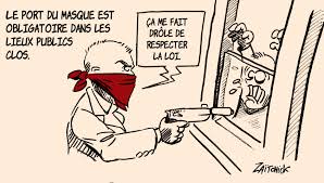 Port de la burqa et du masque sanitaire, même combat ? Le Dessindepresse De Zaitchick Blagues Et Dessins Facebook