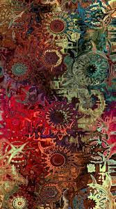 Artist Created Textile Art Panel Fiber Art Kaleidoscope Cosomos Space Panel Art Textile Art Art