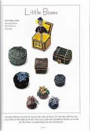 Little Boxes Beaded Boxes Jewelry Making Beads Beaded Ornaments
