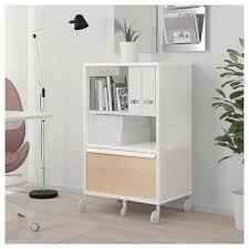 Bekant Storage Unit On Casters Mesh White Shop Here Ikea Ikea Bekant Storage Unit Office Storage
