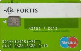Bnp paribas fortis, the no. Bank Card Fortis Transparent Aslk Cger Fortis Bank Belgium Col Be Ms 0016