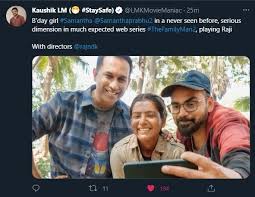 Raj and dk request everyone to wait & watch the show a humanitarian at heart along with being a great artist, samantha also runs an ngo which she started in 2012. Samantha Akkineni As Raji Looks Unrecognisable In This New Photo From Family Man 2 Sets