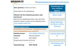 I know that paypal has a similar feature. Amazon Achtung Phishing Mail Wissen Schwarzwalder Bote