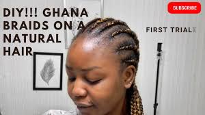 Zigzag ghana braids hairstyles were intentionally worn in the distant past, when slavery was still prevalent, as a peaceful but make sure that the entire sections hair is braided. Diy Beginner Friendly Ghana Braids On A Natural Hair My First Attempt Feebwills Lifestyle Nigeria