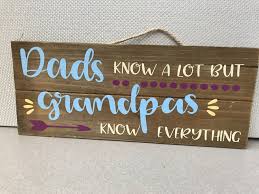 Birthday Presents For Grandmas Grandpa Sign Grandpas Know Everything Grandpa Gift Grandfather Grand Dad From Grandkids Grandpa Birthday Gifts Dad Birthday Gift Grandpa Gifts