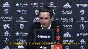 Carragher was allowed to play, and it likely proved a welcome distraction. Carraville Gutilicious