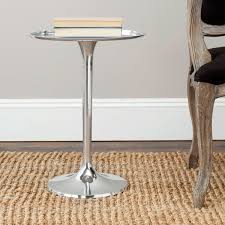 Fox5510a Accent Tables Furniture By Safavieh Silver Side Table Silver Table Table