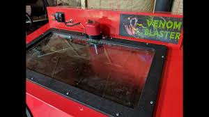 Sc bench sandblaster cabinet 90l bead sand grit blasting blaster blast. Diy Vapor Blaster Cabinet Tutorial Harbor Freight 960 Youtube