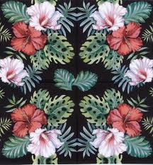 Roll the paper up, twisting it together, then fold over the top to make the. Decoupage Paper Hibiscus Flowers On Black