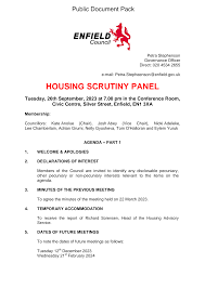 Public Pack)Agenda Document for Housing Scrutiny Panel, 26/09/2023 19:00
