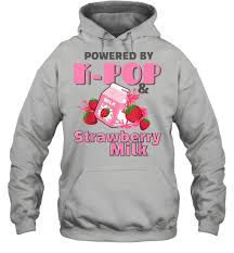 Top with 2 tablespoons each of finely chopped strawberries (if using) and ¼ teaspoon of vanilla extract. Kawaii Strawberry Milkshake Carton Korean Powered By Kpop Shirt Hot Trend T Shirts Fasition