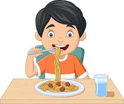 Begin by drawing a large oval. Cartoon Child Eating Spaghetti Stock Illustrations 27 Cartoon Child Eating Spaghetti Stock Illustrations Vectors Clipart Dreamstime