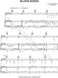 Tori Amos Blood Roses Sheet Music In G Minor Transposable Download Print Sku Mn0080658 Tori amos talks #metoo, beating the boys club on soul sisters. cad