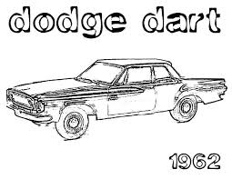 Free printable monster truck coloring pages for kids. 1962 Dodge Dart Car Coloring Pages Coloring Sky