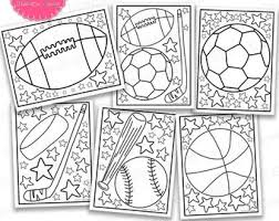 100% free, no strings attached! Coloring Sports Etsy