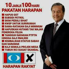 Alot of world leaders are judged on what they do in their first 100 days of rule. The Unspinners Kembali Jangan Lupa Janji 100 Hari Pm Ke 7