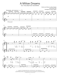.head a million dreams are keeping me awake i think of what the world could be a vision of the one i see a million dreams is all it's gonna take our [chorus: A Million Dreams From The Greatest Showman Arr Mona Rejino Noten Pasek Paul Lehrmaterial Fur Piano
