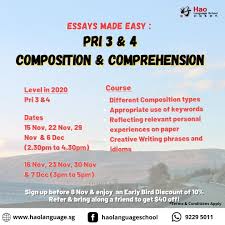 We did not find results for: Essays Made Easy Primary 3 And 4 Composition And Comprehension Class Hao Language School