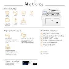 With the hp laserjet pro mfp m227fdn you can print, copy, scan, or fax all from one place, with one machine, to make your workload a whole lot easier. Hp Laserjet Pro M227fdn Monochrome Black And White Laser All In One Printer Office Depot