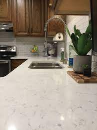 Walnut Stained Oak Cabinets Silestone Kitchen Countertops Stained Kitchen Cabinets Kitchen Remodel