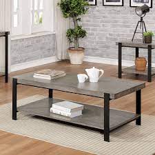 Boldly match it with other furnishings. Furniture Of America Blake Contemporary Grey Wash Coffee Table Black Coffee Table Coffee Table Grey Furniture