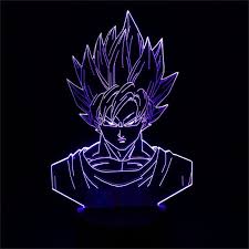 Us 3 45 3d Lamp Led Night Light Dragon Ball Z Goku Super Saiyan Action Figure 7 Colors Touchtable Decoration Light Optical Illusion In Led Night