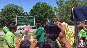 Margaret Flagg Holmes memorial in Greensboro