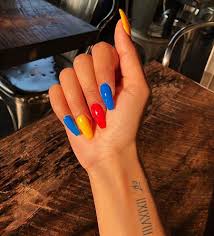 See the latest nail colour trends, get. Medium Length Square Summer Short Acrylic Nails Nail And Manicure Trends